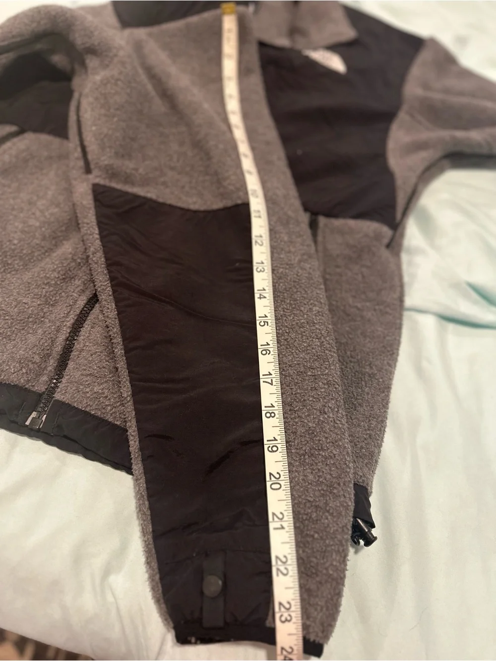 The North Face Denali Polartec Sz:S Fleece Jacket gray Full Zip Coat Jacket.